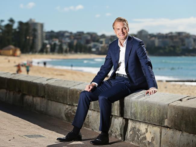 Manly MP James Griffin wants to bring Vivid to the northern beaches. Picture: Troy Snook.