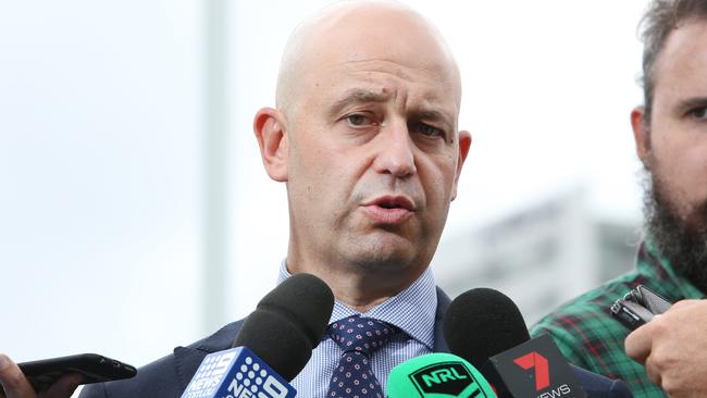 NRL CEO Todd Greenberg is drawing a line in the sand. (Richard Dobson)