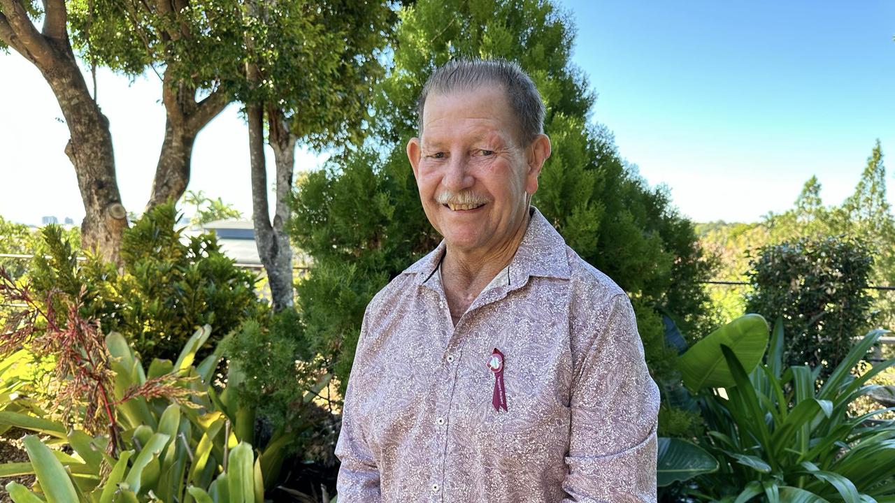 Colin Manderson speaking about his heart transplant at Immanuel Lutheran Church in Buderim on June 8, 2024. Picture: Sam Turner