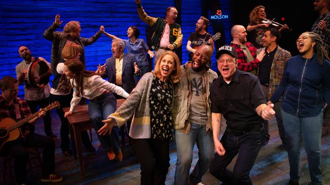 Scenes from the Broadway musical, Come From Away, now showing in Melbourne. Picture: PATRICK GEE