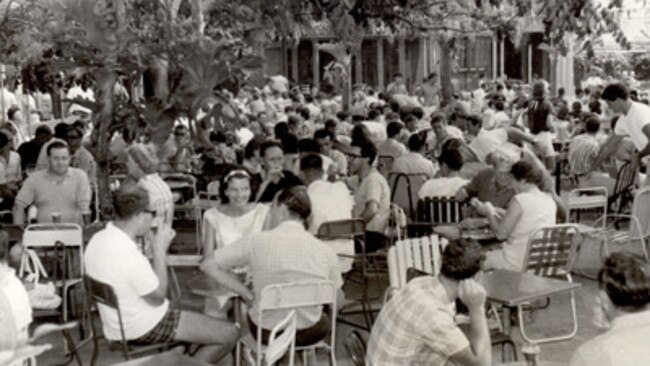 A busy day at the Surfers Paradise Beer Garden Picture: Pics File