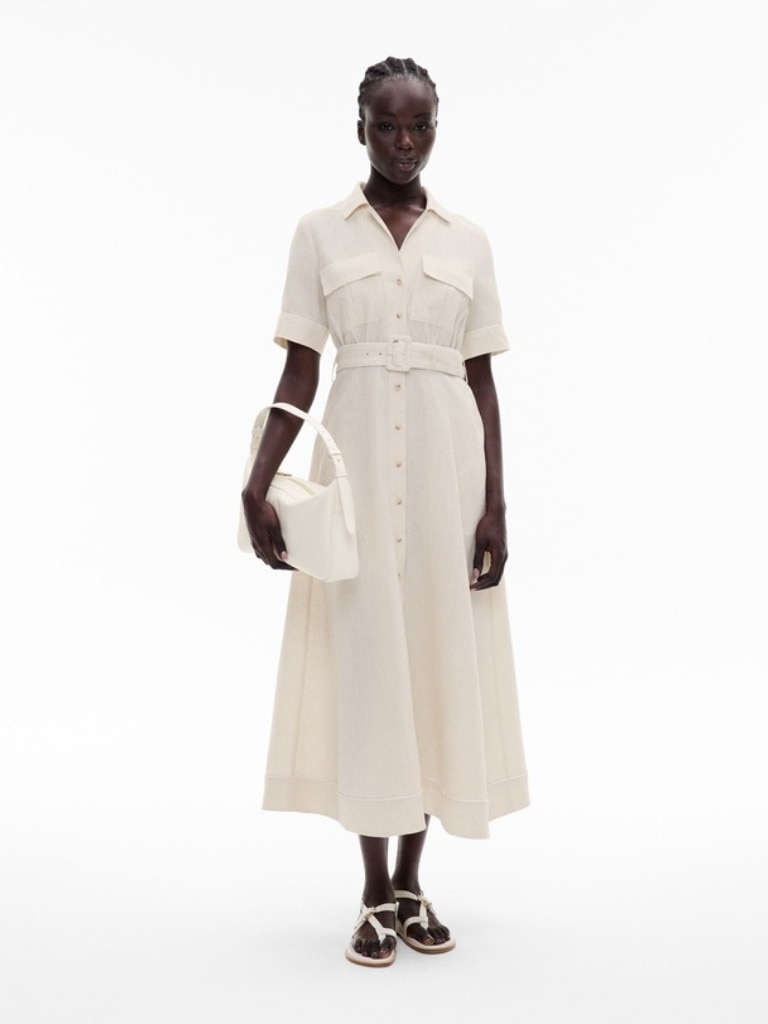 Witchery Utility Short Sleeve Maxi Dress. Picture: THE ICONIC.