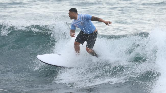 Reni Maitua at the Surf of Origin at Burleigh Beach. Picture: Annette Dew