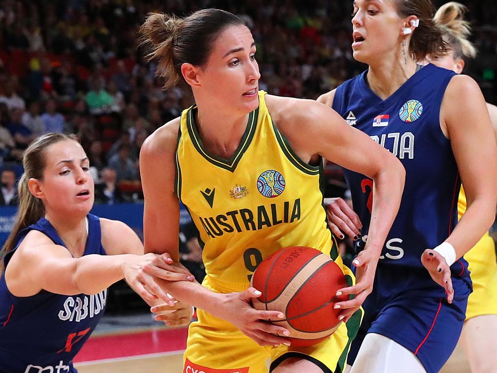 Mystery surrounds the playing status of Opals star Bec Allen. Picture: Getty Images