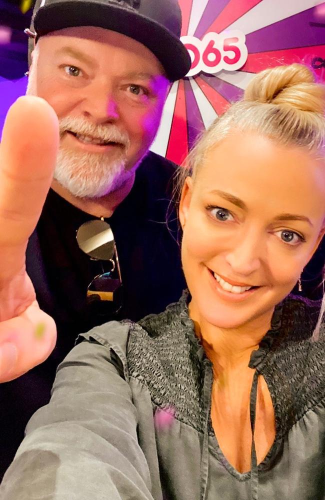 Kyle Sandilands and Jackie O. Picture: Instagram