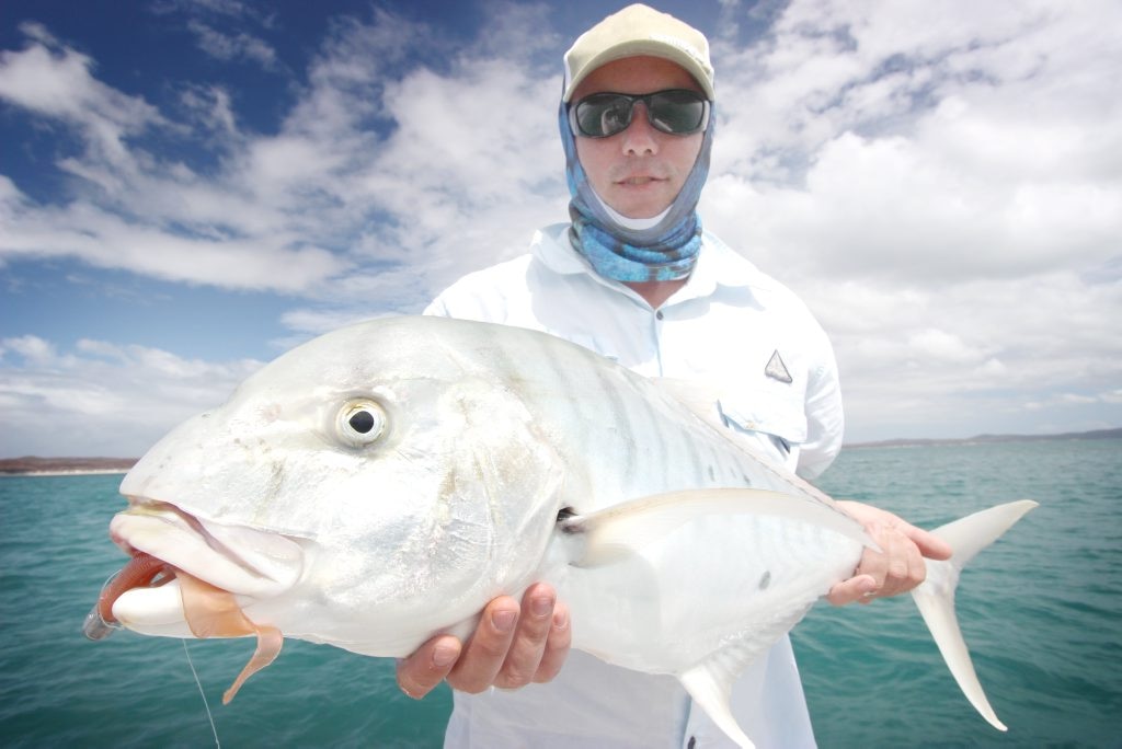 Hervey Bay Family Fishing with Massive Diamond & Golden Trevally