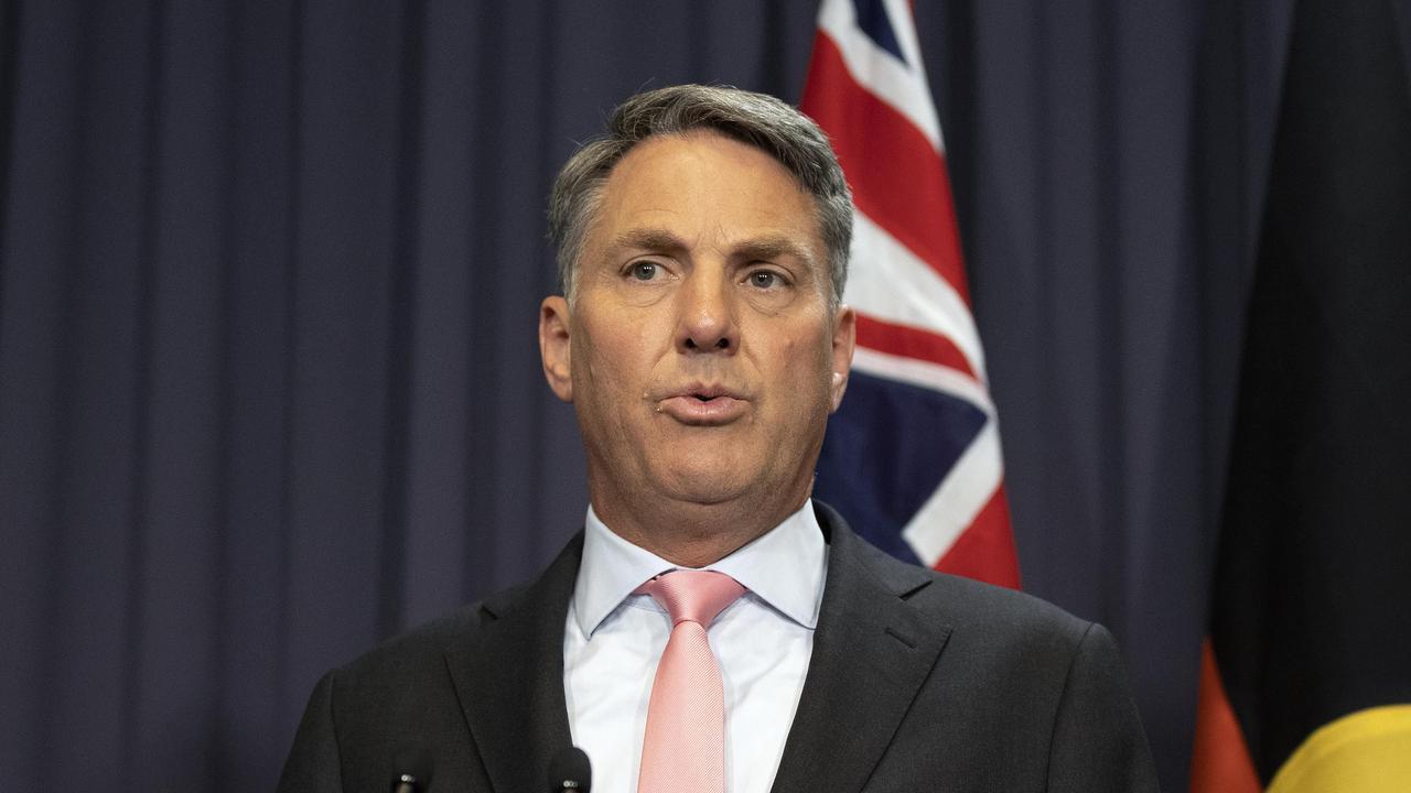 Defence Minister Richard Marles says Australian troops will help the UK train Ukrainian soldiers to fight Russia. Picture: NCA NewsWire / Gary Ramage