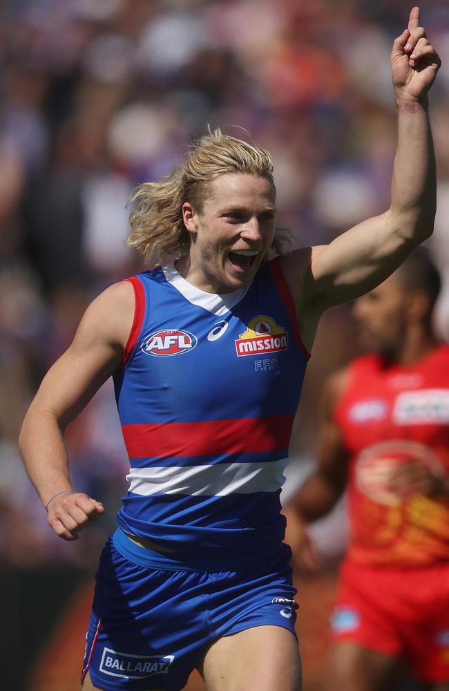 Goals are flowing for Cody Weightman. Picture: Daniel Pockett/Getty Images