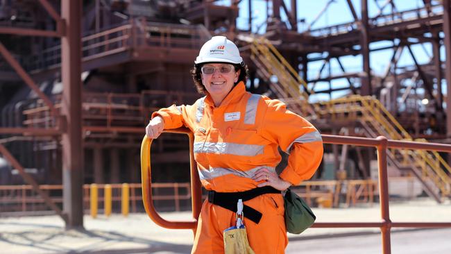 Jacqui McGill, Asset President of Olympic Dam. Picture: Kelly Barnes/The Australian