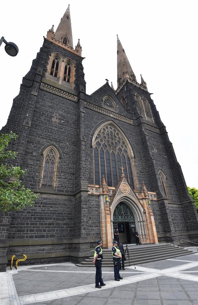 St Patrick’s Cathedral in Melbourne where the sexual abuse took place in 1996. Picture: Jay Town