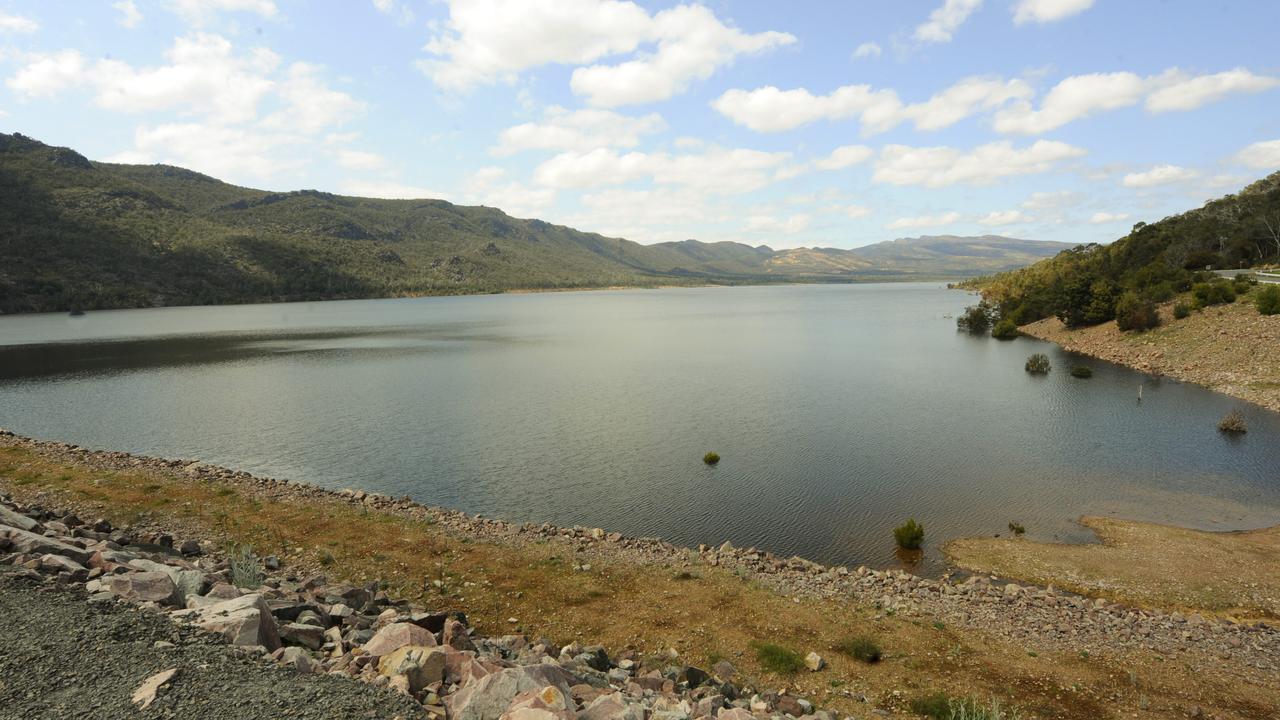 Lake Bellfield, near Halls Gap in the Grampians, where the neo-Nazi group could be heard chanting racist slogans.