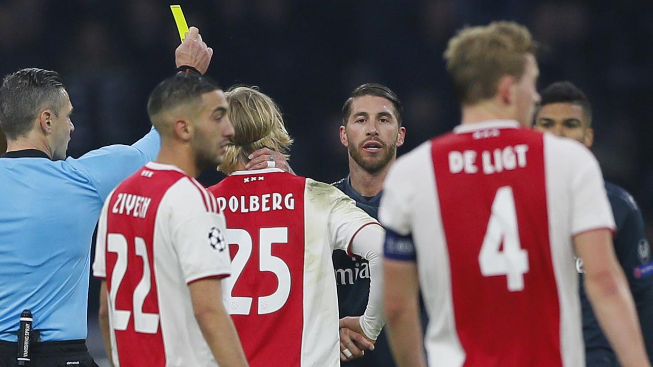 Sergio Ramos Yellow Card: Real Madrid Captain Charged Over Deliberate ...