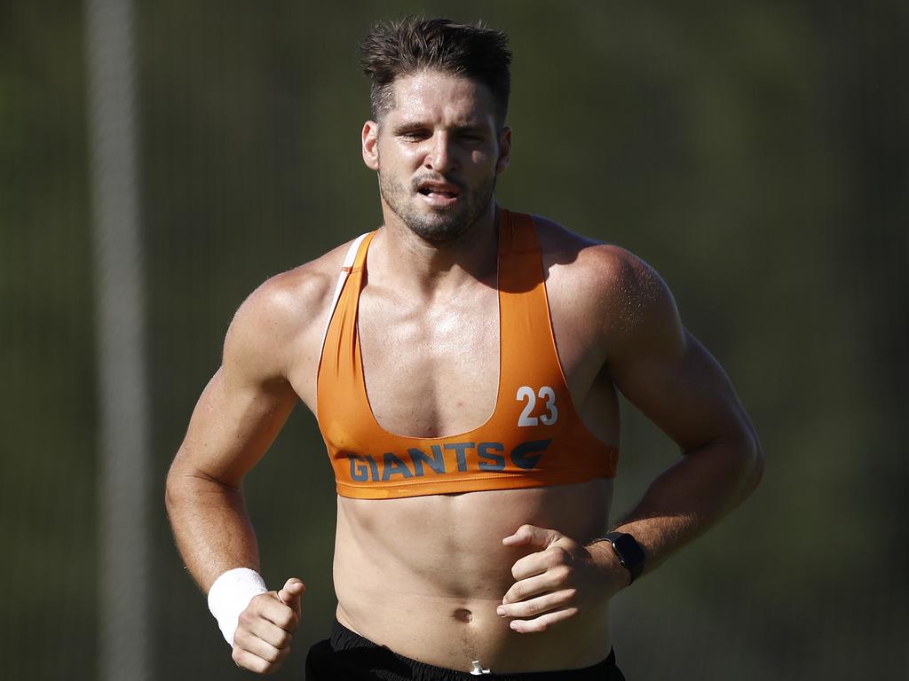 Jesse Hogan started his pre-season early at his third AFL club. Picture: Ryan Pierse/Getty Images