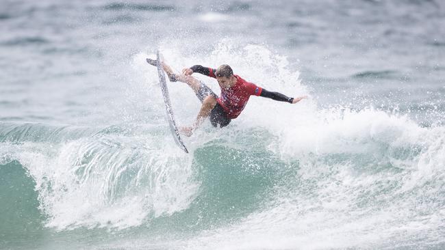 North Steyne surfer George Pittar was another to shoot up the rankings after his second-place finish in Newcastle. Photo: Darren Anderson