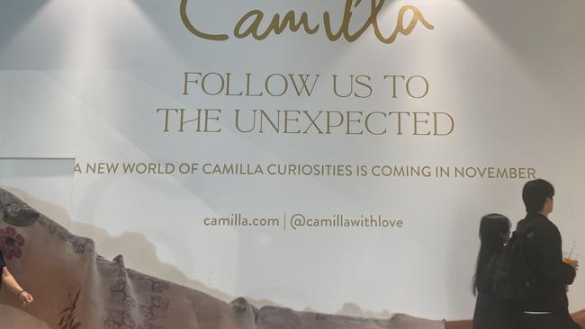 Camilla will open on level four of Westfield.