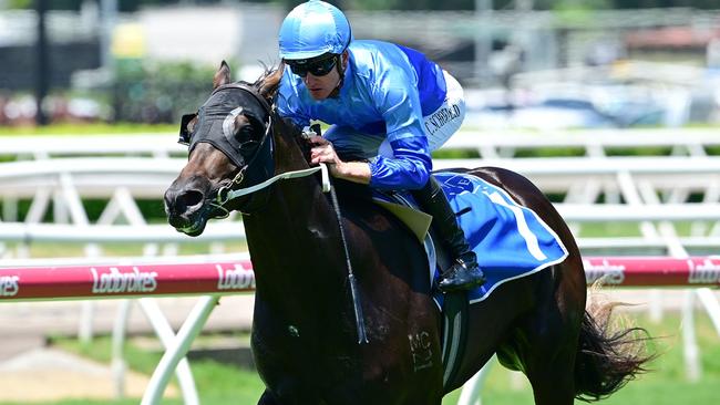 The Mick Price and Michael Kent Jr-trained Space Rider, a dominant winner at Eagle Farm on December 28, is first emergency for Saturday’s $3m Magic Millions 2YO Classic. Picture: Grant Peters / Trackside Photography