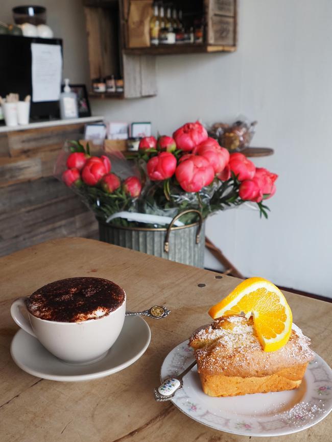 One of Pigeon Hole's orange and poppy seed cakes is the perfect way to finish a meal at the cafe. Picture SUPPLIED