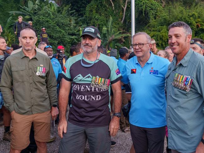 Anthony Albanese's Instagram post Courage. Endurance. Mateship. Sacrifice.Words that adorn the Memorial at Isurava on the Kokoda Track where I was honoured to commemorate Anzac Day at a moving ceremony, together with PNG Prime Minister James Marape.It is heartening to see so many Australians who have made the journey to be here.We paused to remember the sacrifices of those who fought to defend this land.Anzac Day asks us to stand against the erosion of time, and to hold on to their names. To hold on to their deeds. We will remember them.Lest we forget.