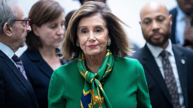 Speaker of the House Nancy Pelosi. Picture: AFP