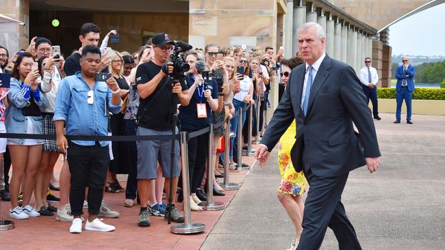 Prince Andrew visited Bond University today. Picture: supplied