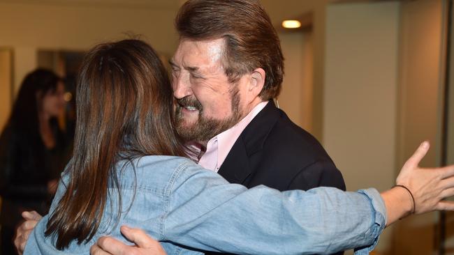 Derryn Hinch has just declared victory and claimed a Senate seat. Picture: Ellen Smith