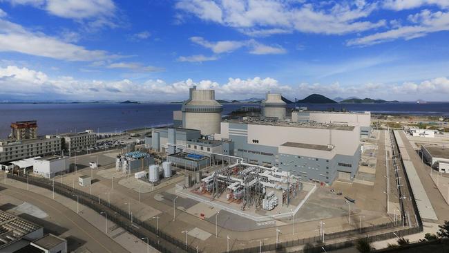 The Sanmen nuclear power plant in Zhejiang province. Half of the nuclear power stations under construction in the world are in China.