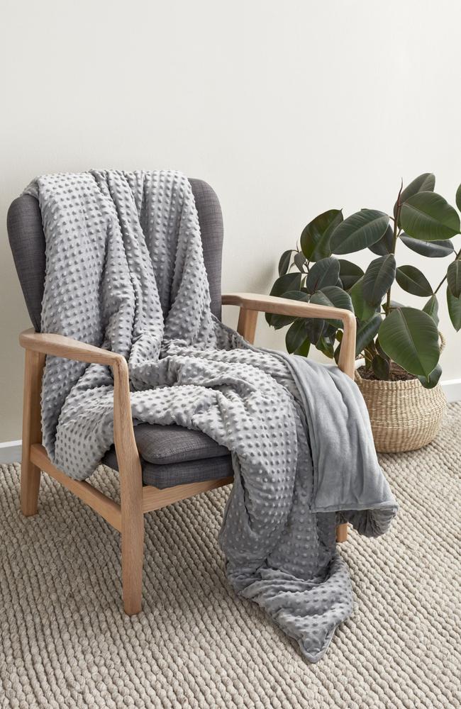 Coles is selling weighted blankets for $79 as part of its new fortnightly Best Buys deals which are now available nationally. Picture: Supplied