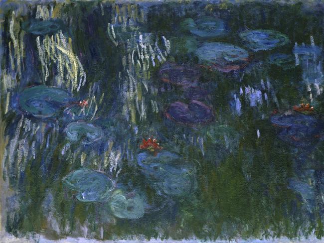 Detail: Claude Monet Water Lilies 1916–19. The Metropolitan Museum of Art, New York