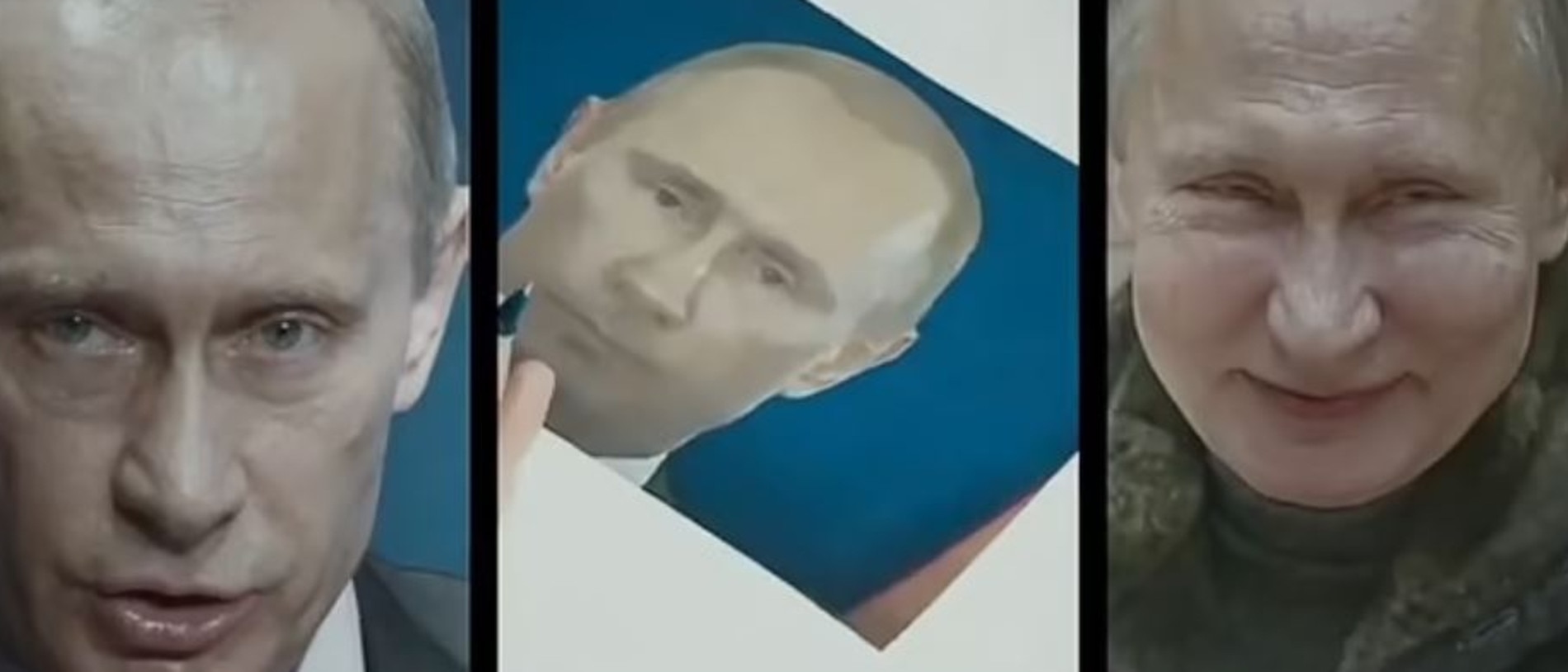 The video furthers speculation that Vladimir Putin is playing it safe by using as many as three different body doubles to dodge any potential danger. Picture: YouTube