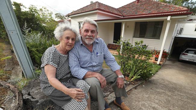 30/1/2019: Retired couple Pat and Dick Connor, at their home in St Lucia, Brisbane. The couple are very concerned over Labor's proposed changes to franking credits and their superannuation. Lyndon Mechielsen/The Australian