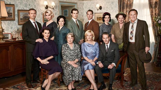 The cast of <span id="U322060599749lf" style="font-weight:normal;font-style:italic;">A Place to Call Home</span>, which is based at Kirkham’s Camelot. Picture: Foxtel