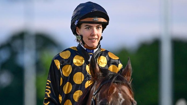 Young jockey Angela Jones will have her third Group 1 ride when she partners Zarastro at Eagle Farm on Saturday. Picture: Trackside Photography
