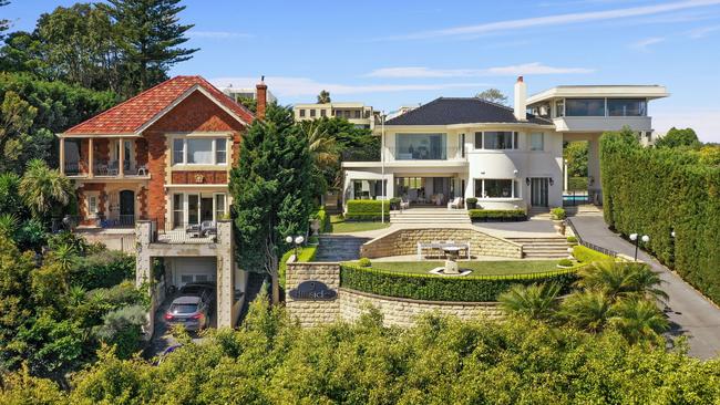 Ray White is marketing the property at 8 and 9 Hillside Ave in Vaucluse, with its views of the harbour, to high net worth families as a luxury compound or estate.