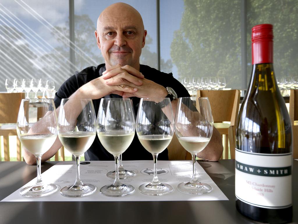 Michael Hill Smith, Australia's first master of wine and co-owner of Shaw + Smith, at his winery in Balhannah in the Adelaide Hills. Picture: Supplied