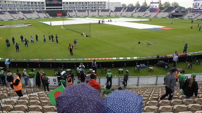 Multiple games were washed out in the group stages of this World Cup.