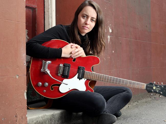 Indie artist Gordi believes it is “bulls …” female artists should have to sacrifice income to promote gender equality awareness. Picture: James Croucher