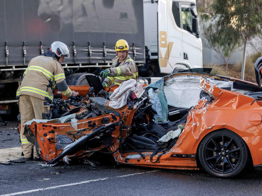 The passenger died at the scene. Picture: NewsWire / David Geraghty