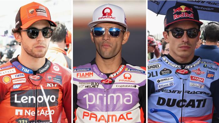 Enea Bastianini, Jorge Martin and Marc Marquez are contenders for Ducati's vacant 2025 seat.
