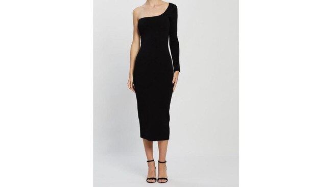 Bec + Bridge Emeline Asymmetric Midi Dress