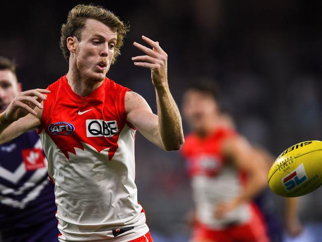 Swan Nick Blakey is not fulfilling his promise. Picture: AFL Photos/Getty Images