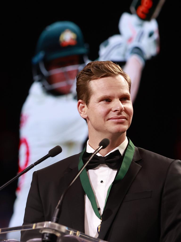 Four-time Allan Border Medallist Steve Smith. Photo by Mark Evans/Getty Images