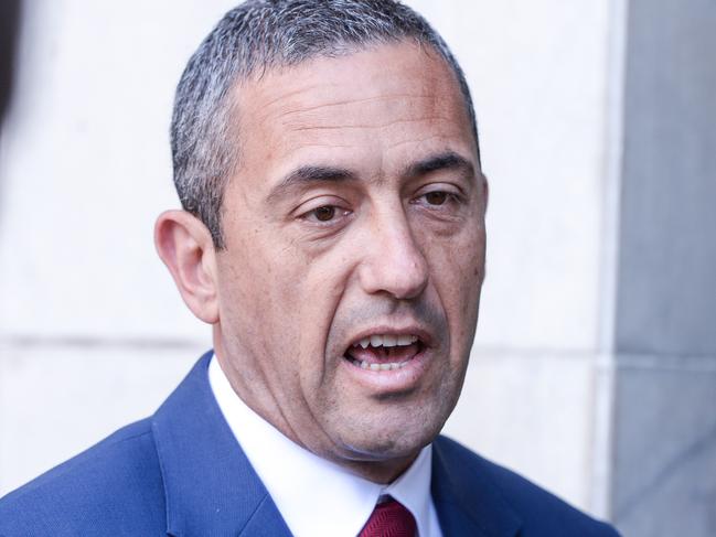 ADELAIDE, AUSTRALIA - NewsWire Photos MARCH 28, 2022: Minister Tom Koutsantonis arrives for the first cabinet meeting of the new Labor Government. Picture: NCA NewsWire / Brenton Edwards