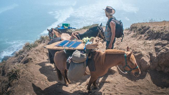 Matty Hannon in The Road to Patagonia.