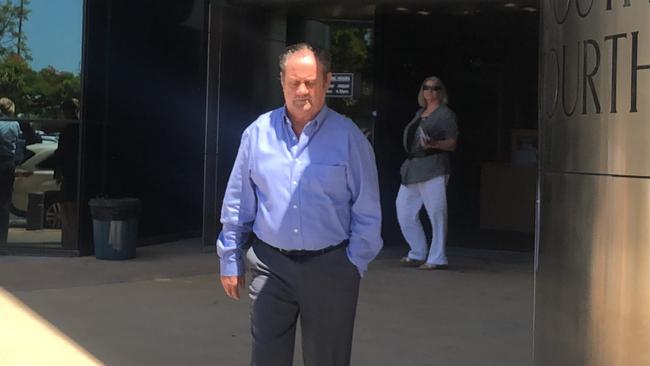 Kenneth Stanley leaving Southport courthouse. Picture: Lea Emery