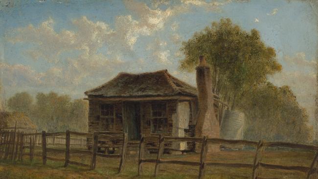 Slab cottage, Bowen Hills, 1894. Photo: Queensland Art Gallery