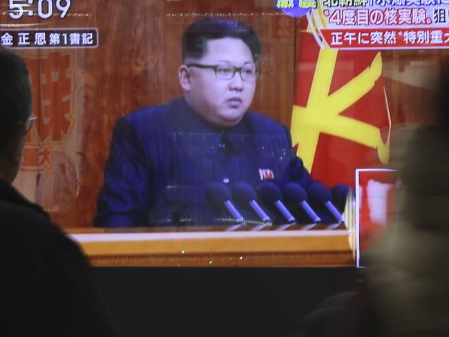 Nuclear aspirations ... North Korean leader Kim Jong-un has been open about his love of nuclear weapons. Picture: AP