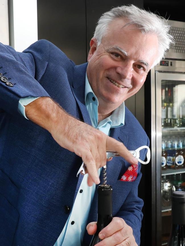 Wine expert Tony Love. Picture: AAP Image/Dean Martin