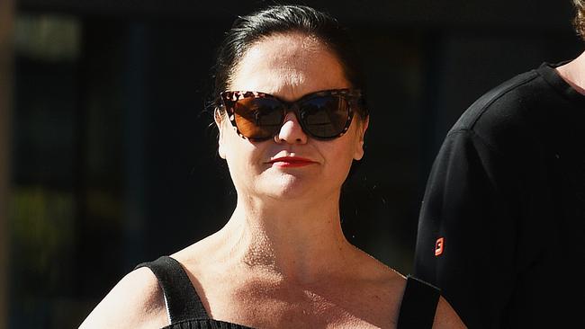 Cathy Jayne Hogben outside the Adelaide Magistrates Court. Picture: Greg Higgs