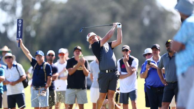 Smith finished tied for third in the Queensland PGA at Nudgee Golf Club a fortnight ago. Photo: Getty Images