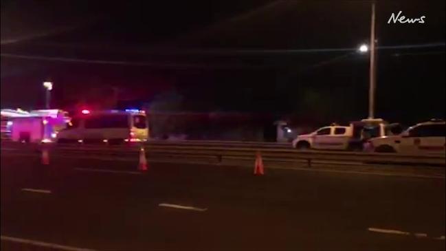 Devastating three-vehicle crash on Ipswich Road in Moorooka.